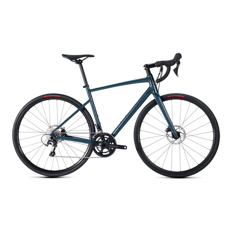 闪电【新品】ALLEZE5DISC碳纤维前叉公路自行车 缎面热带青/青/极地蓝 52  20速