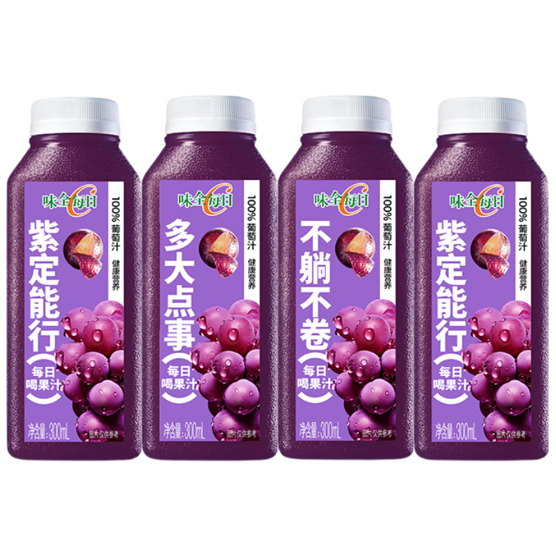 ζȫ ÿC  ֭ 300ml 4ƿ 120.6Ԫ5(24.12Ԫ/)