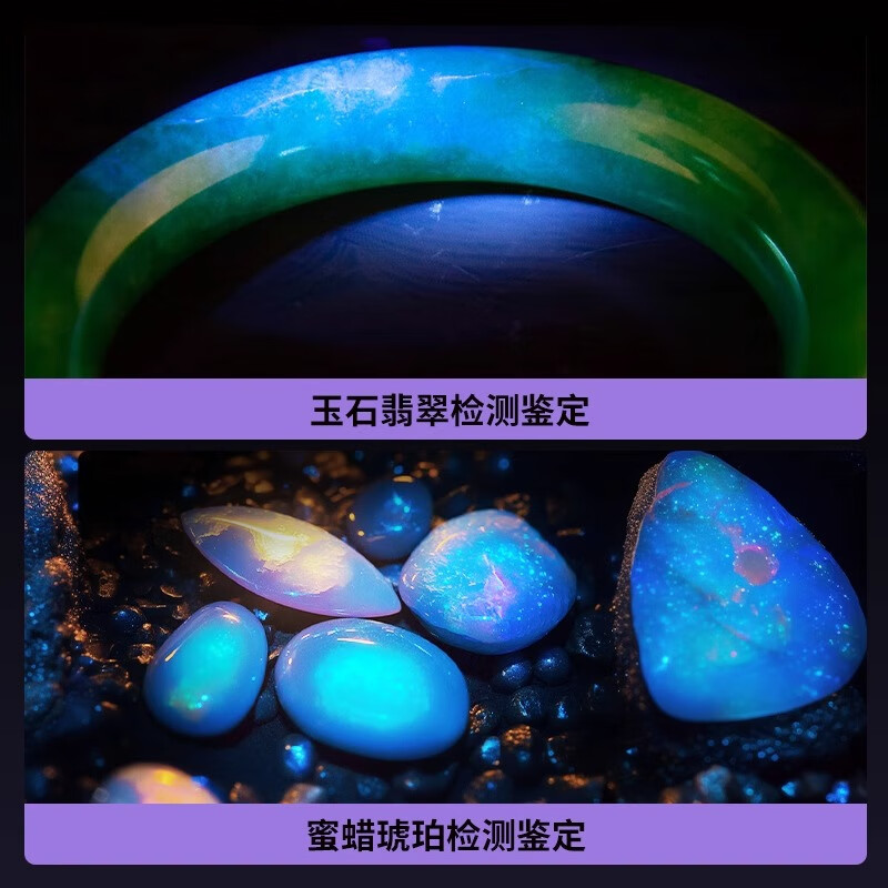飞利浦（PHILIPS）紫光灯玉石鉴定专用手电筒伍德氏365nm验钞灯猫藓荧光检测激光笔 【紫光鉴定灯】双层滤镜/ 红外线