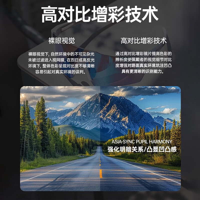 凤凰（Phoenix）骑行眼镜日夜两用近视套镜女自行车跑步防风变色护目镜防晒太阳镜 白框【光感变色】