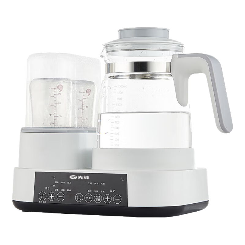 先锋（SINGFUN）恒温水壶奶瓶消毒器柜婴儿冲奶温奶器二合一体机暖奶器热奶器 316L 1.3L