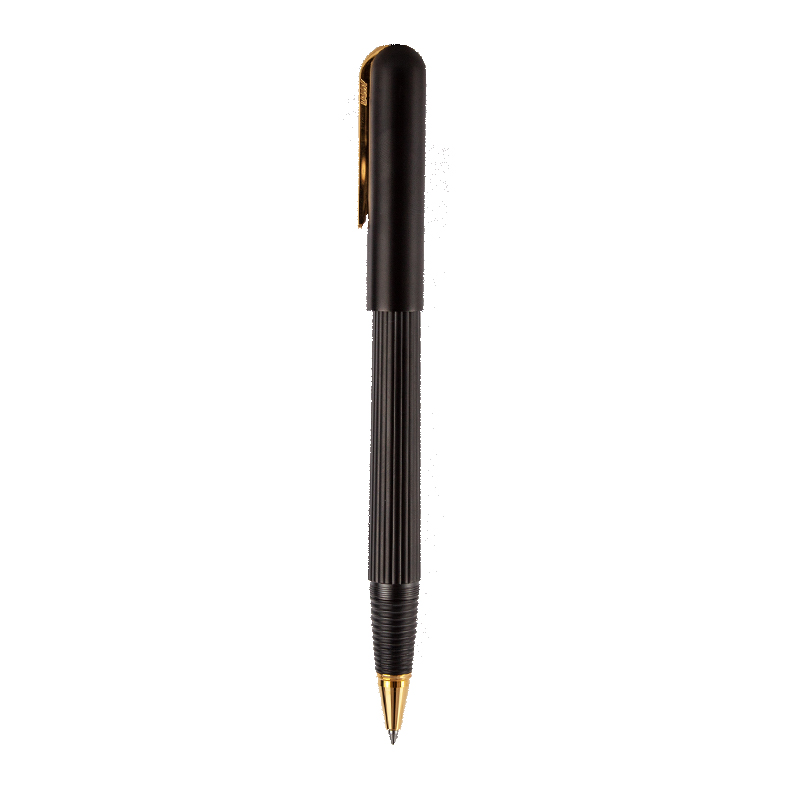 凌美（LAMY） 宝珠笔imporium帝国系列签字笔高端商务礼盒装 黑杆金笔夹
