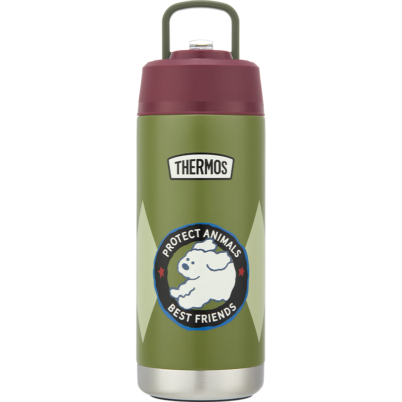 ���ڲ�����THERMOS ��ħʦ ����316L����ֶ�ͯ���ܱ�ѧ������ˮ�����±�570ml������  �� 160.57Ԫ(������)