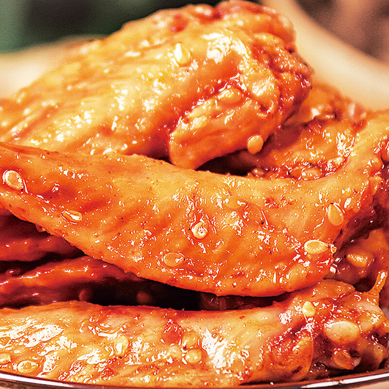 薩啦咪雞翅尖零食香辣雞翅薩拉米雞翅開(kāi)袋即食休閑食品小吃囤貨 香辣虎皮雞翅尖*10