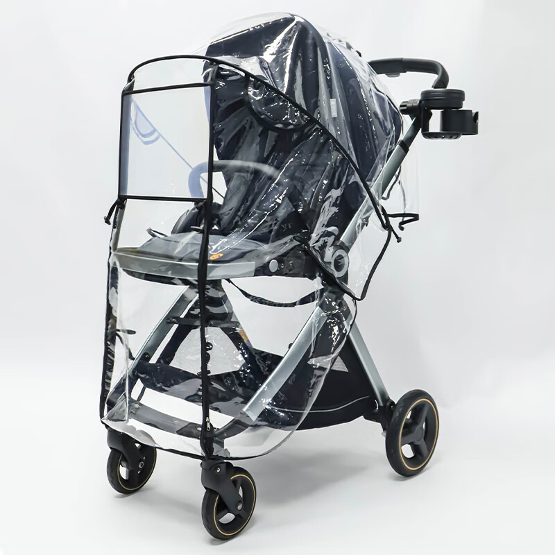 逸乐途逸乐途婴儿推车防风雨罩坐垫挡风睡袋配件杯架防蚊帐餐盘 推车防风防雨罩