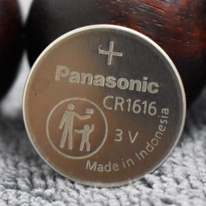 松下（Panasonic）原装进口 CR1616 纽扣电池 3V 适用于本田汽车钥匙电池老款雅阁思域飞度锋范奥德赛CRV思铭思迪 CR-1616【2粒】
