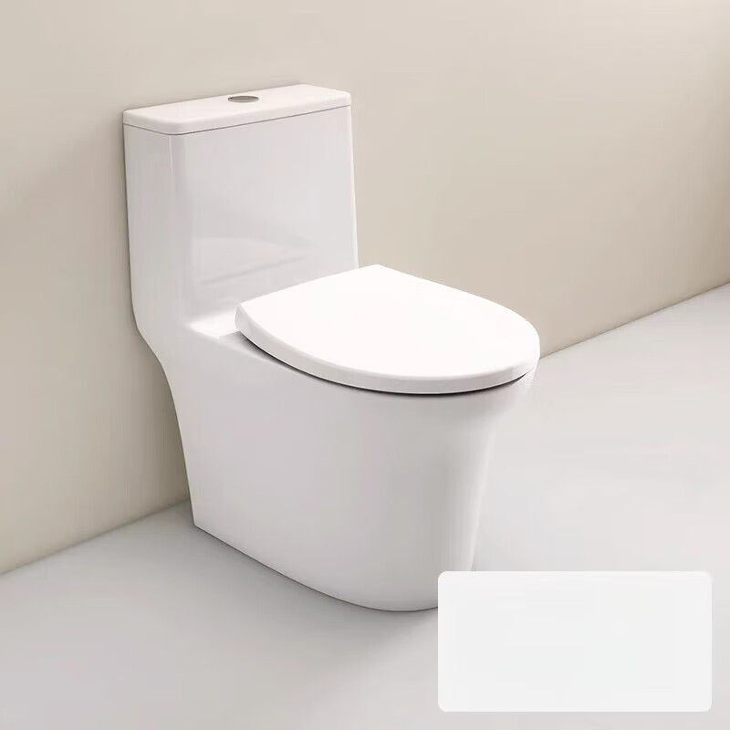 安華衛浴家用虹吸勁沖馬桶坐便器衛生間小戶型一體陶瓷座便器322 雙孔虹吸勁沖馬桶NL322 305mm