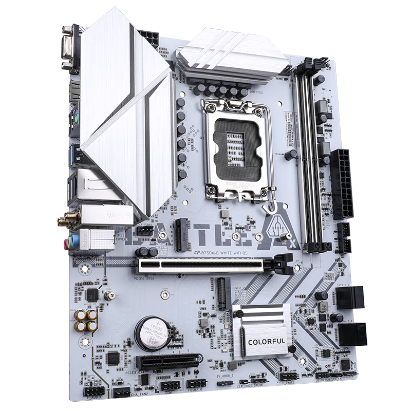 七彩虹 BATTLE-AX B760M-G WHITE WIFI D5 小冷钢DDR5 图 9