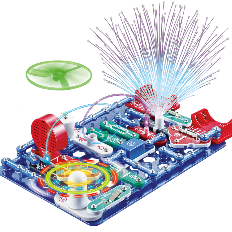 电学小子电子积木拼装电路玩具男女孩物理科学实验启蒙编程玩具 3688版