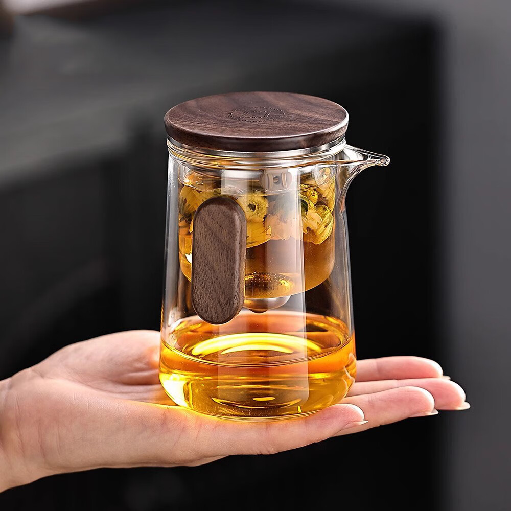 自像堂户外便携玻璃茶具套装轻悦旅行泡茶杯快客杯泡茶露营家用随身茶具