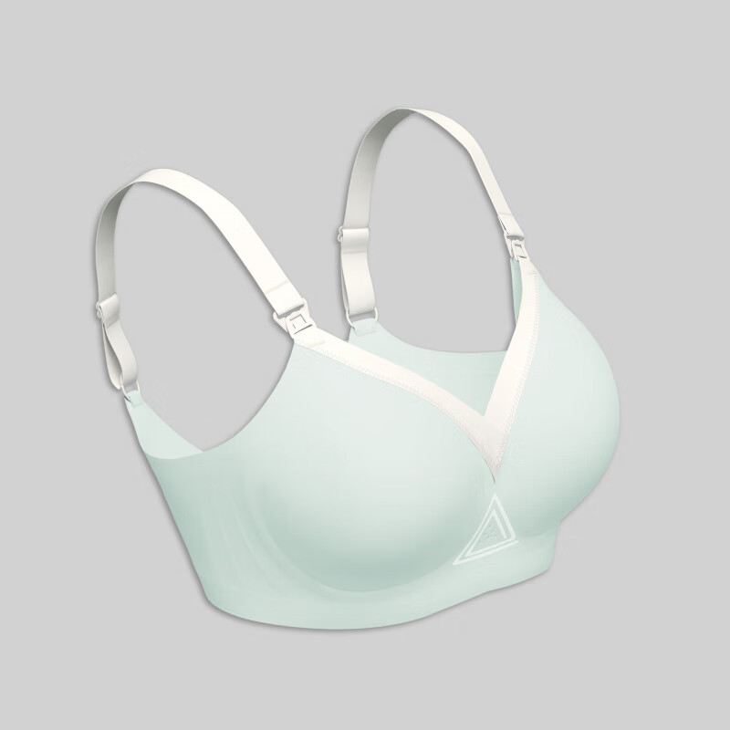 幻曦孕婦孕期哺乳內(nèi)衣舒適產(chǎn)后聚攏防下垂哺乳文胸 牛油果綠(建議2件換洗更方便) S