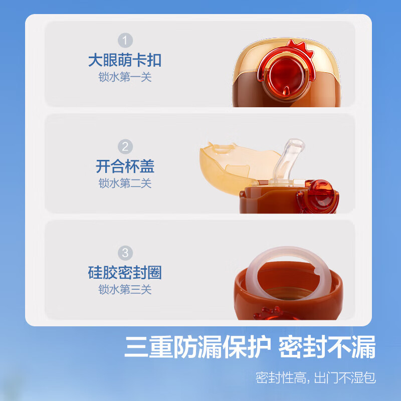 新安怡(AVENT)飞利浦新安怡儿童吸管杯1-6岁宝宝幼儿园学生上学专用PPSU水杯