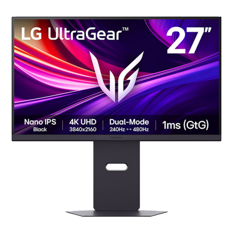 LG 27G850A ����G8 NanoIPS Black 4K240Hz ˫ģʽ 1K480Hz 1ms(GTG) ˫ģ�羺��ʾ��  2931.65Ԫ(������)