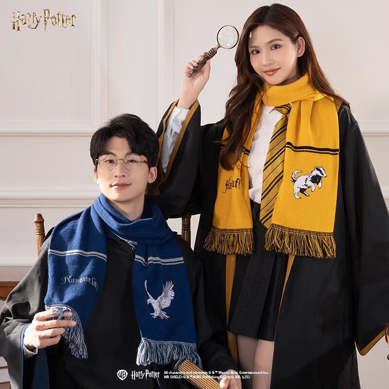 哈利·波特长款围巾 披肩霍格沃茨学院正版COS周边格兰芬多情侣情人节礼物 格兰芬多款