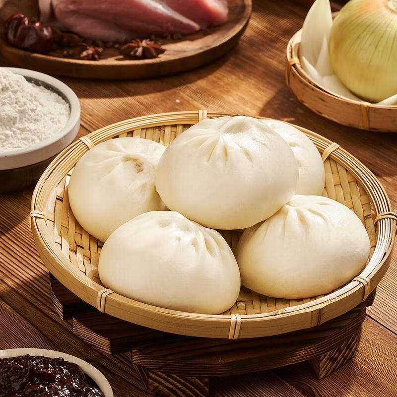 永辉冷冻永辉超市爆汁肉包480g(6粒装）香菇青菜包永辉优选 永辉优选爆汁肉包480g(6粒装)*1