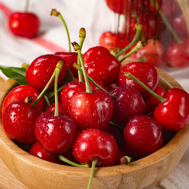 京农超【头茬预定】山东大樱桃 新鲜水果国产车厘子 时令生鲜水果端午节 4斤(净重) 精选果 单果22-26mm