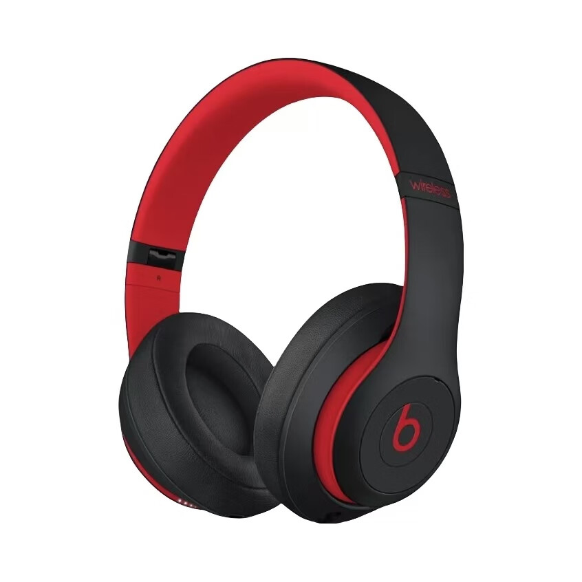 Beats Solo3 Wireless头戴式无线蓝牙耳机可有线降噪游戏运动耳机 十周年黑红限量版 官方标配（全新未拆封）