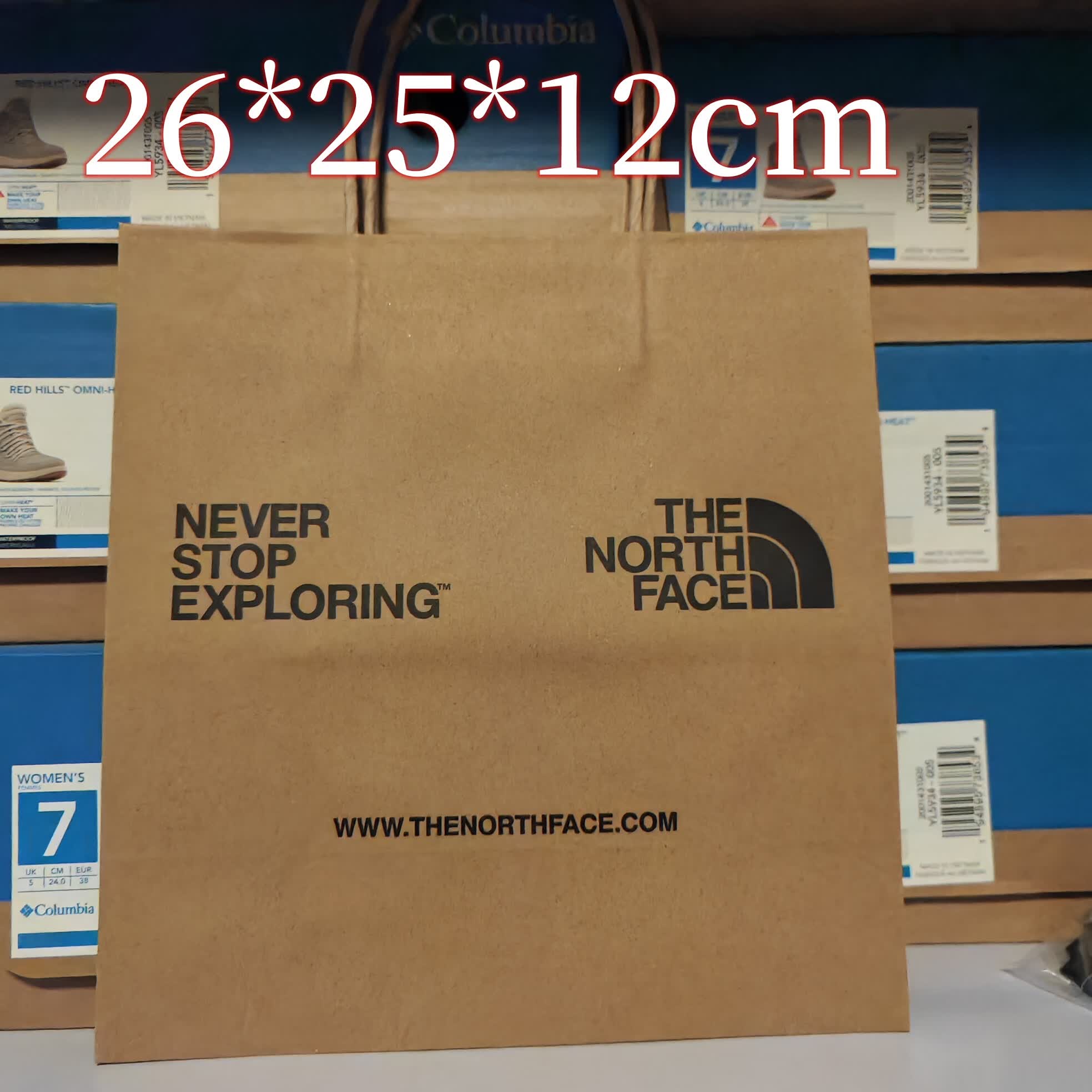 the north face北面/columbia哥伦比亚 专柜手提袋 北面