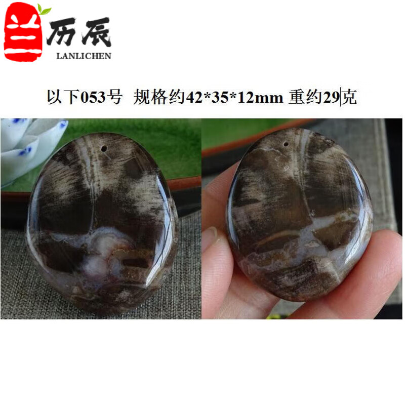 zbjp树化玉吊坠 树化石吊坠毛衣炼 原始风味一物一图 053号实物
