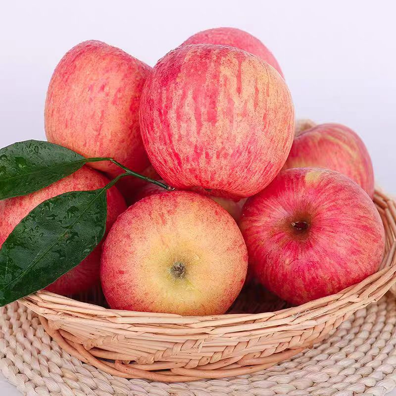鲜苑胖胖烟台红富士苹果3-9斤装冰糖心脆甜爆汁当季新鲜水果现摘现发大果  9斤特大果(优选85+mm 净重8.5斤)