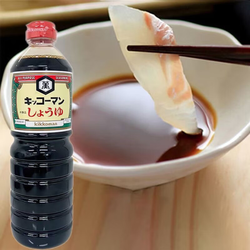 萬字醬油日本原裝進口萬字濃口烹飪1000ml龜甲釀造壽司刺身 萬字 1000毫升*1瓶