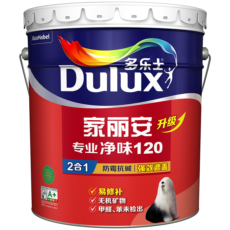 ����ʿ��Dulux��������רҵ��ζ120����һA8666��ù���ڸ���ǽ����18L�����᡿289Ԫ(������)