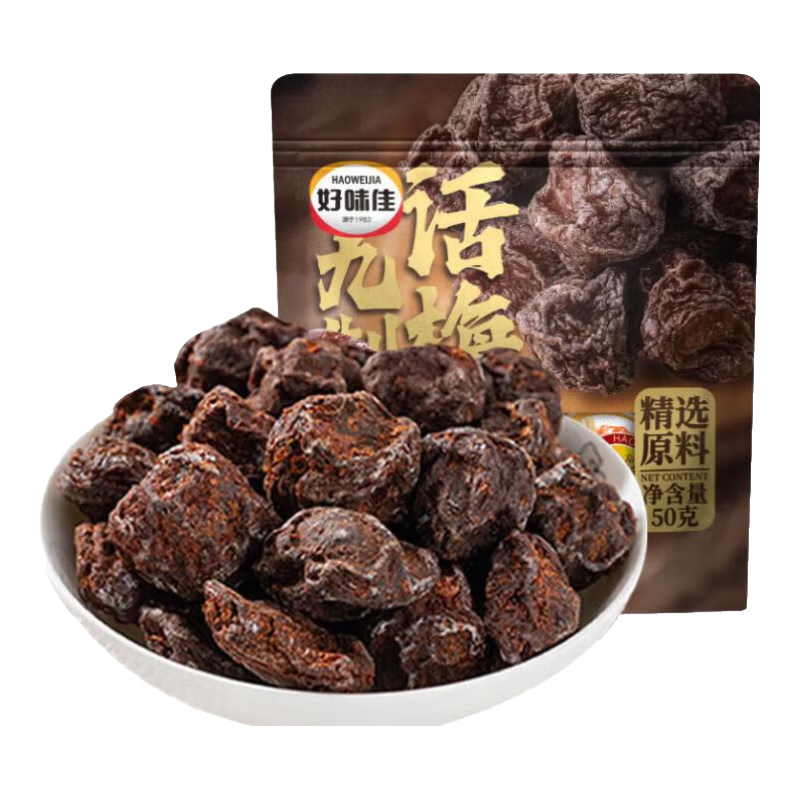 ��ζ�Ѿ��ƻ�÷�ν�÷�Ӹ��۽����ɹ���ˮ���ɰ칫��������ʳ ��ˬ��÷50g*1�� 5.3Ԫ