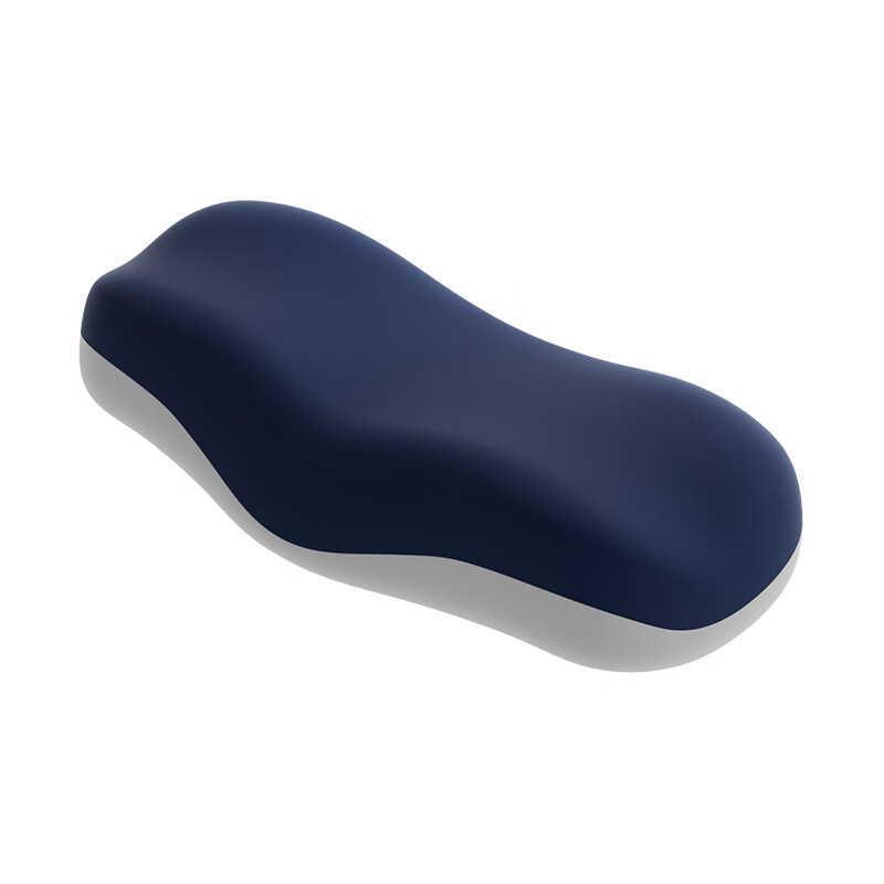 金脊健脊美枕 护颈枕记忆棉枕慢回弹深睡枕 知脊枕mini版出差旅行深睡枕 单只 脊美深睡枕-藏青