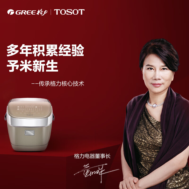 大松格力电饭煲2-3人家用迷你电饭锅2L小型 IH加热智能多功能煮粥米饭光光金康煲GDCF-2008C