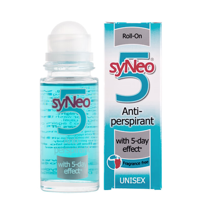 syNeo水耐德国进口止汗露走珠腋下狐臭腋臭净味爽身滚珠孕妇可用止汗剂 50ml【无味走珠】