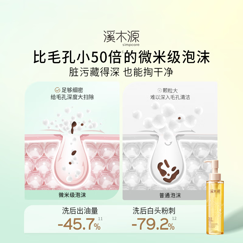 溪木源蔡徐坤同款层孔菌水乳套装控油舒缓补水修护保湿护肤品圣诞礼物 【油皮入门】洁水乳3件套
