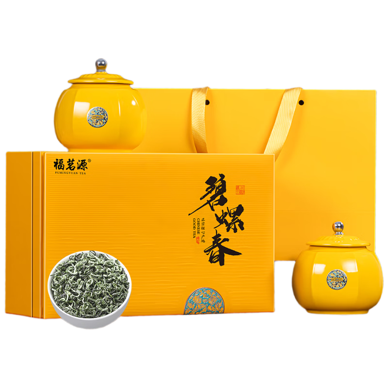 福茗源茶葉 蘇州碧螺春綠茶 特級春茶明前2025新茶葉禮盒中秋禮品250g