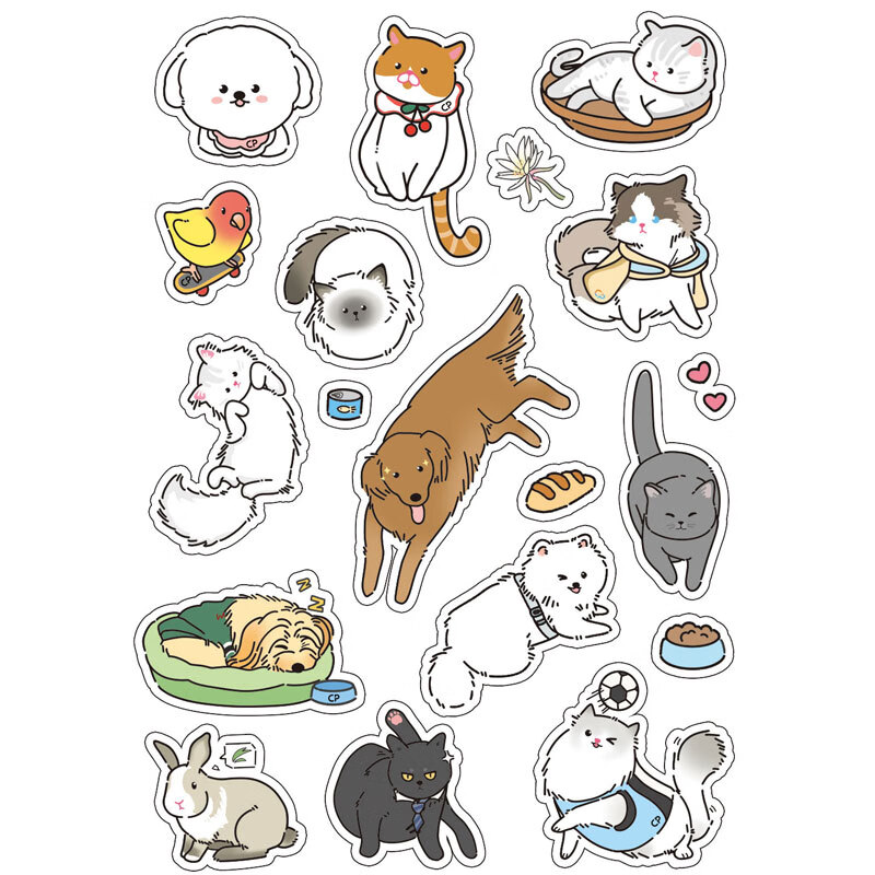 CUKTECH酷态科移动电源精美贴纸 萌宠贴纸