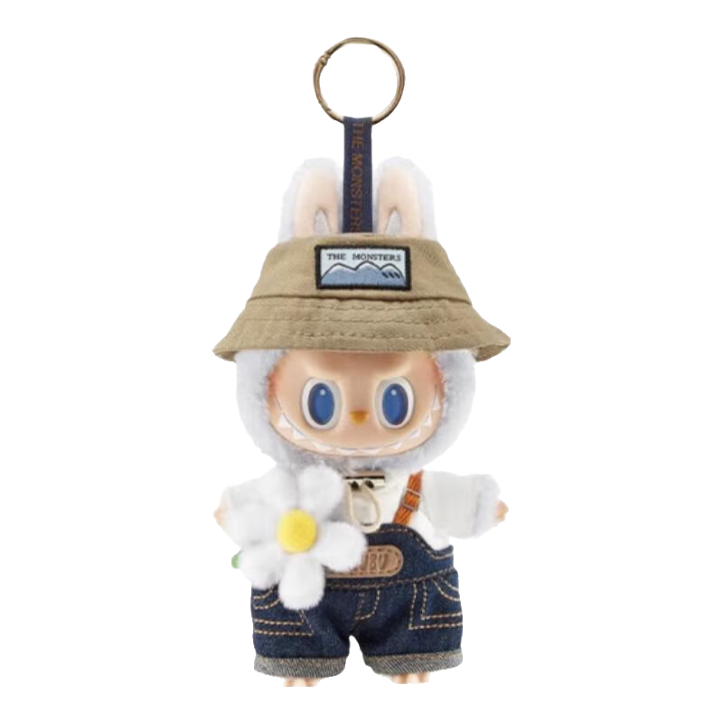 �������� POP MART������LABUBU Time to chill zimomo�½�ë������ְ칫������ labubu����Ұ�ڼң�17cm��