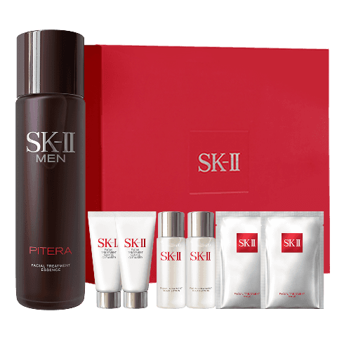 SK-II男士神仙水230ml精華液抗皺sk2護(hù)膚品套裝禮盒化妝品生日禮物skii