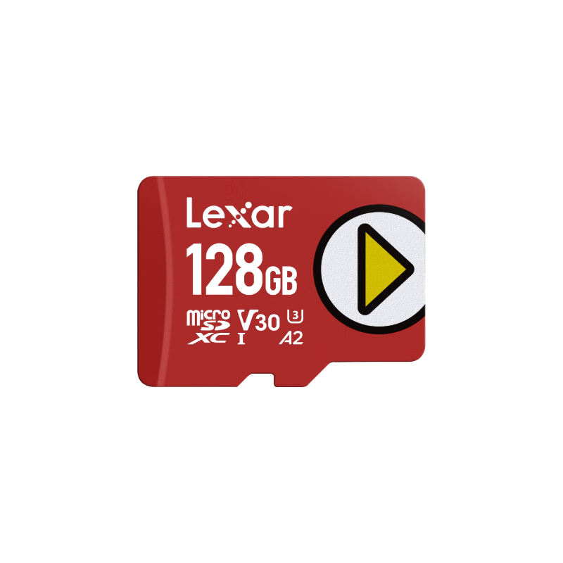 雷克沙（Lexar）128GB TF(MicroSD)存儲卡 U3 V30 A2 讀205MB/s 無(wú)人機運動(dòng)相機監控拍4K switch掌機內存卡(PLAY)