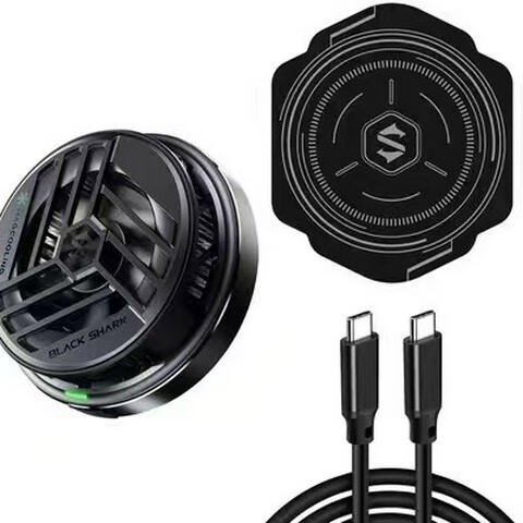 黑鲨磁吸手机散热器冰封制冷散热背夹2pro适用于手机平板降温神器 磁吸散热背夹黑色