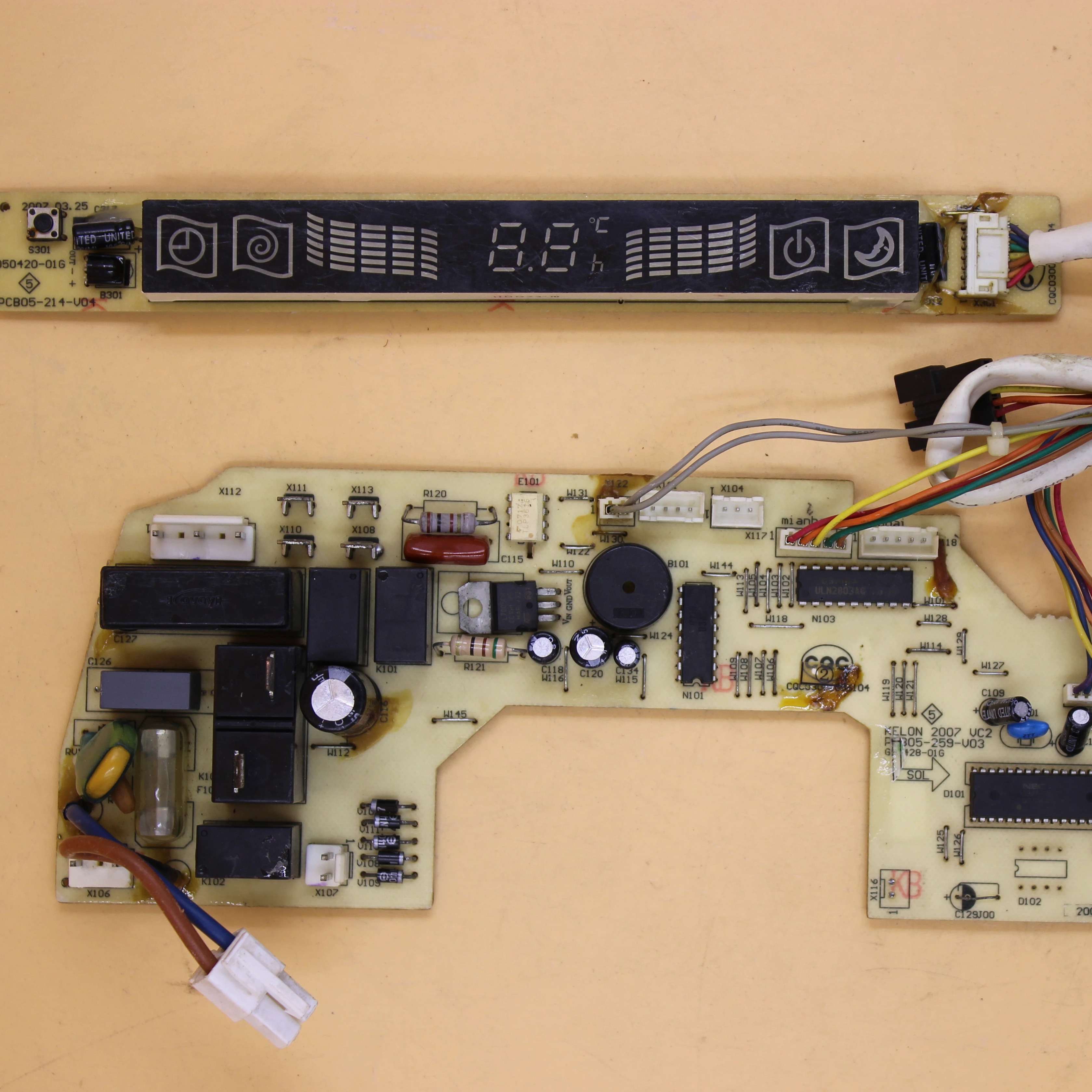 原装科龙空调配件柜机主控板pcb05259v03显示板pcb05214sy 拆机主板