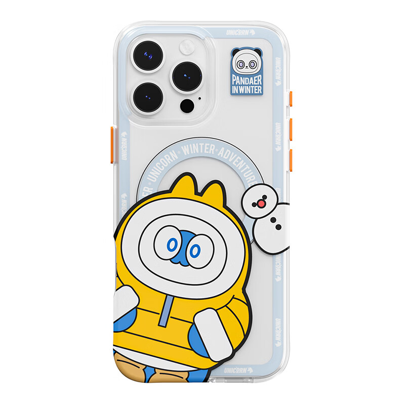 魅族（MEIZU）PANDAER 独角兽 妙磁抗菌手机壳 BUBU 适用于iPhone 16 Pro Max IML印刷 全包结构 Click按键 磁吸