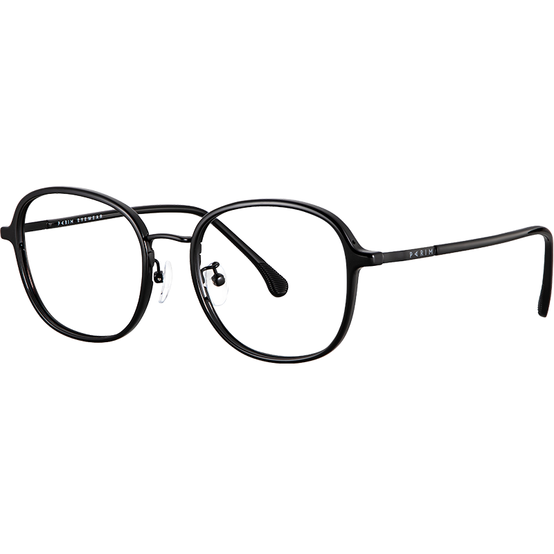 派麗蒙日式近視眼鏡框可配高度數(shù)男圓框新款漸變防藍(lán)光眼鏡架女款85132 P1 玫瑰金/果凍粉 單鏡框【配鏡更劃算】