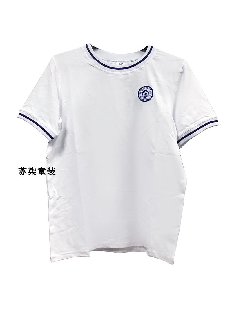 擎嵘装广州沙面小学校服小学生实验男女夏季短袖t恤polo衫套装裤可