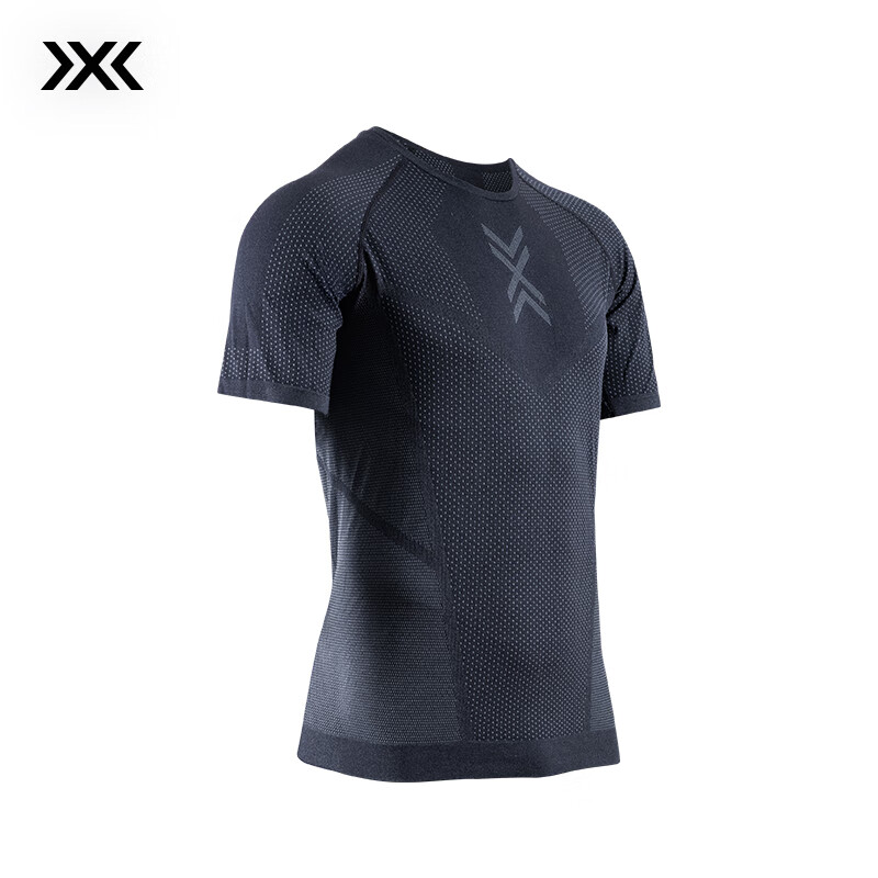 XBIONIC XCEED舒跑男士短袖T恤-RUN SHIRT SS 抑菌吸湿排汗速干跑步休闲 极限黑/犀牛灰 2XL