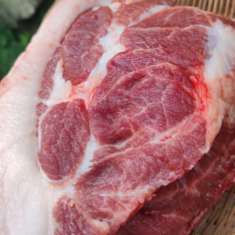 湘明有絮 正宗土猪肉前腿肉6斤新鲜现杀猪肉重庆农家散养五花瘦肉生鲜