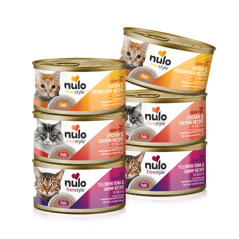 NULO自由天性猫罐头主食湿粮全价高蛋白低敏易消化成猫幼猫粮 混合口味|79g*6  26年10月