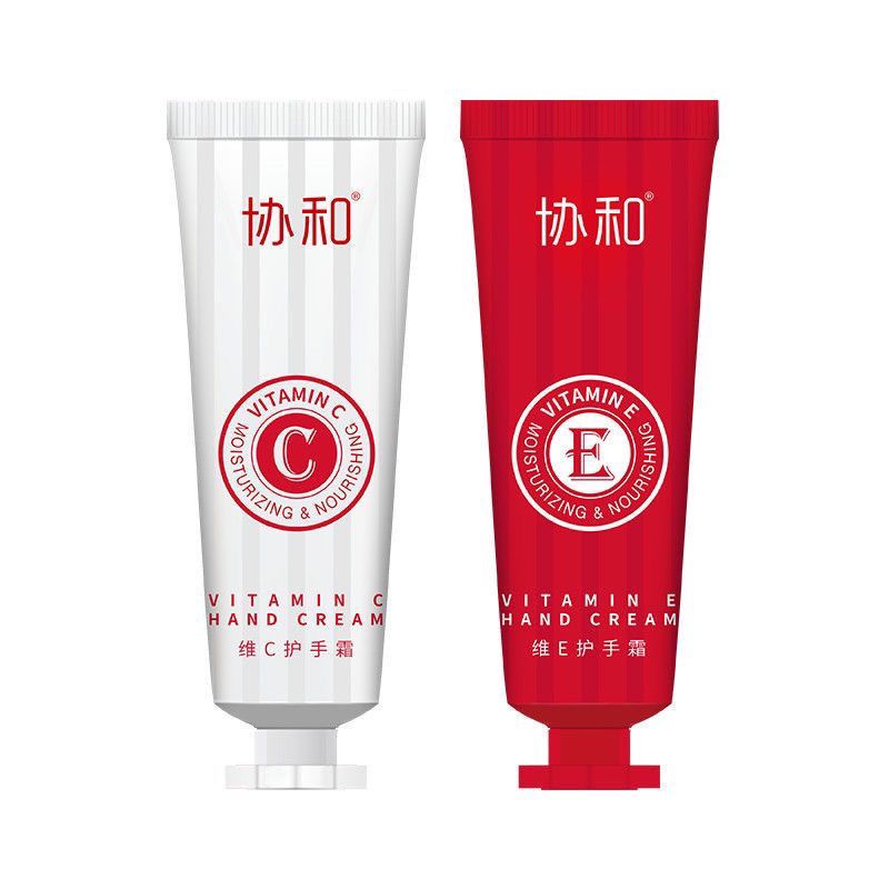协和协和维生素E+维生素C护手霜套装女保湿手霜补水润肤礼盒四季通用 维生素E+维生素C护手霜套装*1盒