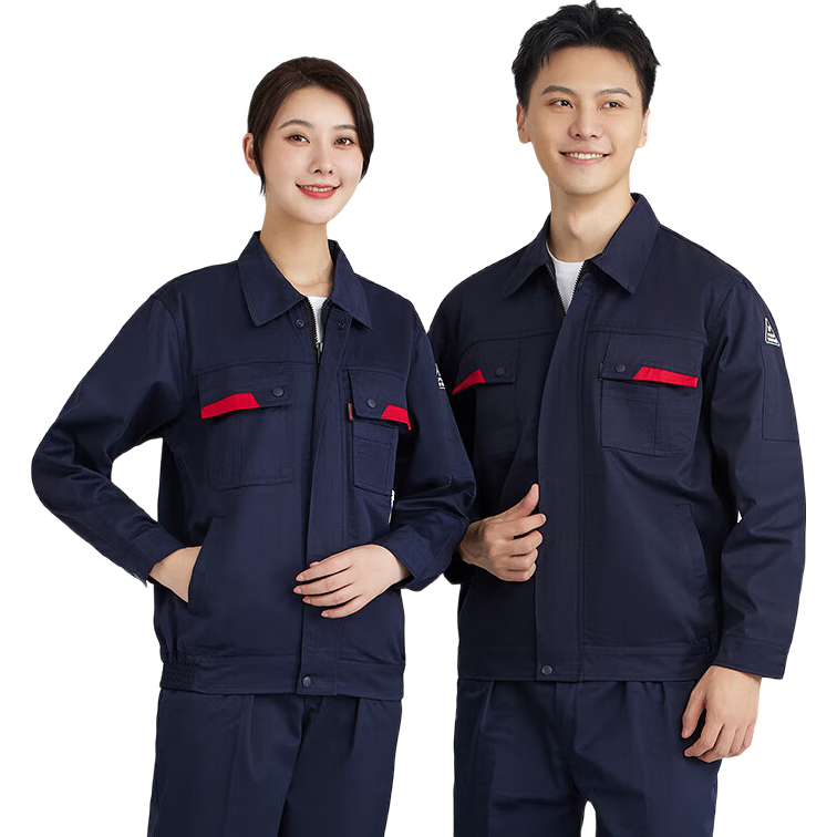 能盾春秋工作服劳保服男套装防静电焊工装FJD-831藏青色套装XL/175