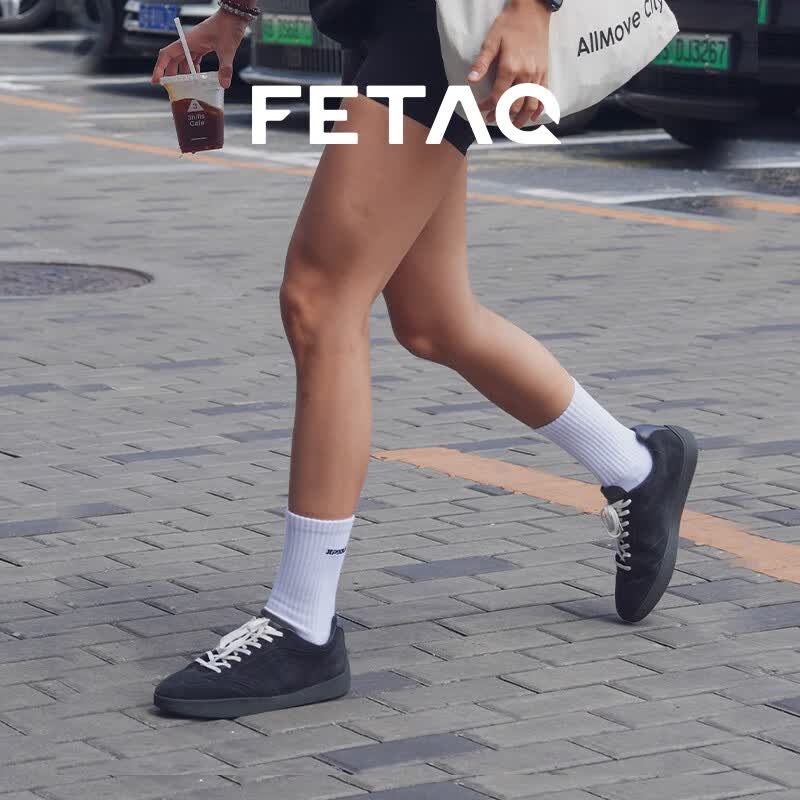 FETAQAllMove City城市轻训鞋复古德训鞋黑色男鞋女鞋休闲运动鞋 陨石黑 40.5