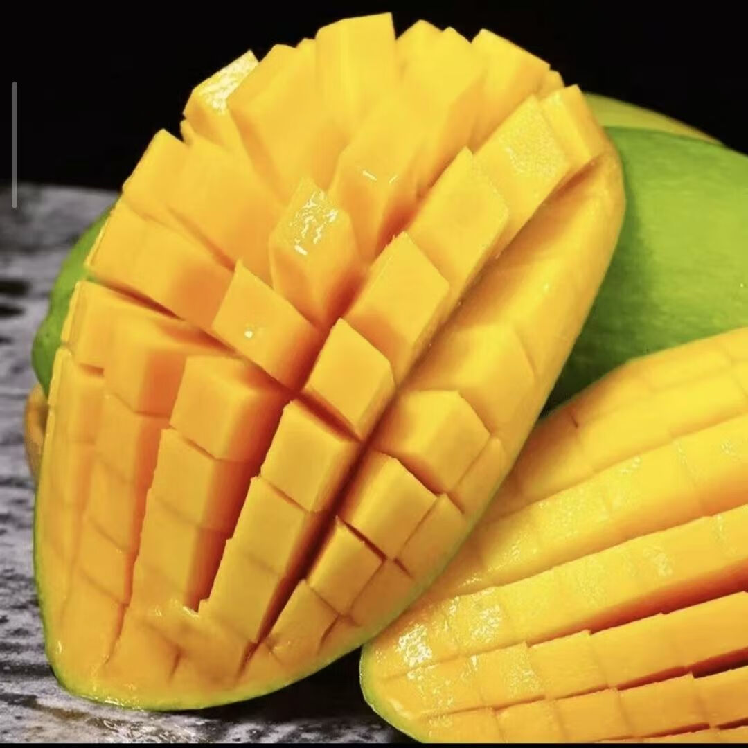 田园东方新鲜越南玉芒（放软食用酸甜口）青皮芒果单果（200-400g）带箱 5斤（净重4.5斤）