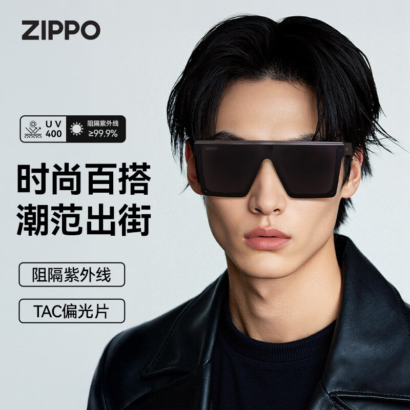 ZIPPO美国墨镜男女偏光防紫外线开车防晒户外礼物潮人太阳眼镜62603C01