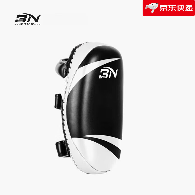 BN FIGHT【新品】泰拳散打搏擊弧形反應(yīng)腿靶手靶腳靶踢靶武術(shù)格斗拳擊訓(xùn)練 白色-單只【不分左右】